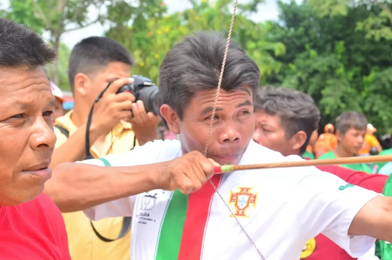 Indigena de la comunidad de Corocito.